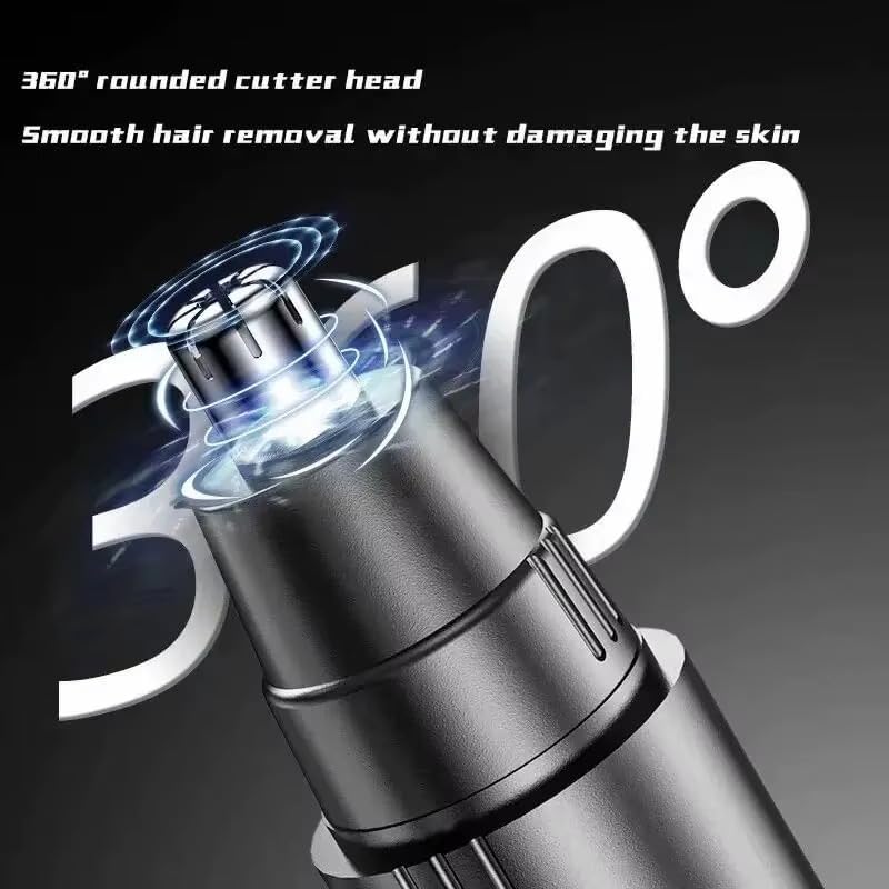 Electric Nose and Ear Hair Trimmer - Precision Grooming Tool for Men | Compact & Easy to Use