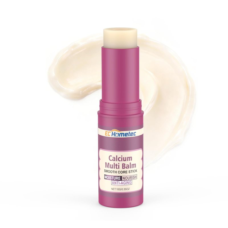 10g Calcium Volume Multi Balm Stick with Collagen & Natural Oils, Collagen Moisturizing Stick, Calcium Enriched Anti-Aging Firming Hydrating Balm, Multi-Purpose Skin Care for Eyes, Face & Neck