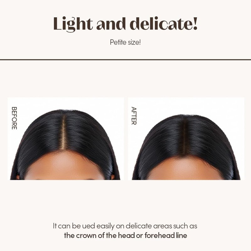 ETUDE Hair Pang Pang Hairline Powder - Waterproof Root Touch Up for Thin Hair | Natural Black