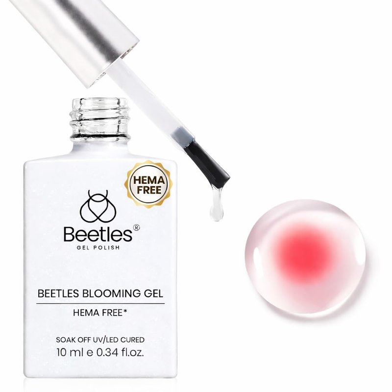 Beetles Blooming Gel - Hema-Free Clear Nail Polish for Stunning Watercolor Floral Designs | DIY Manicure Art