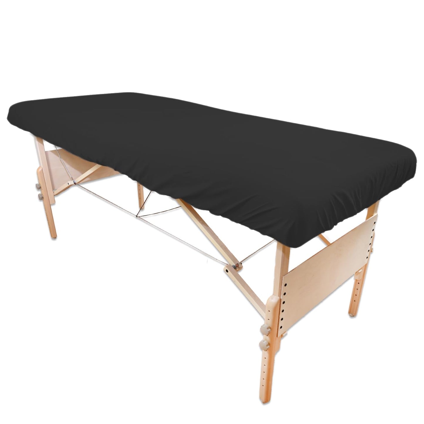 Tranquility Microfiber Massage Sheet Set - Lightweight, Stain-Resistant & Soft | Black Color