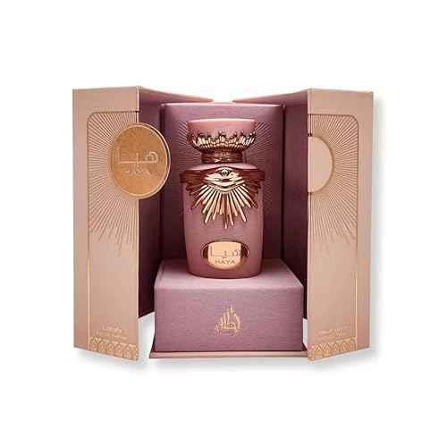 Lattafa Haya Eau de Parfum Spray for Women, 3.4 Ounce