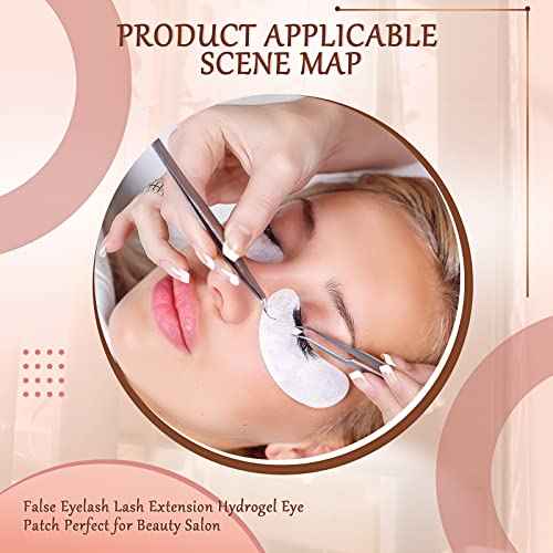 500 Pairs Under Eye Gel Pads Natural Eyelash Extension Gel Pads Patches Kit for Eyelash Extension Supplies Bulk Beauty Tools, Fit Most Eye Shape