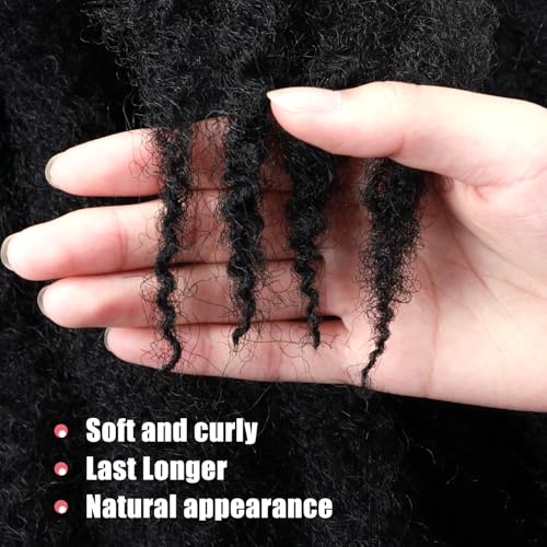 Marley Twist Braiding Hair-30Inch 8packs Cuban Twist Hair Soft Marley Hair for Black Women (1B, 30 Inch (Pack of 8))