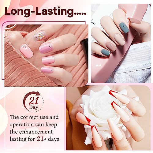 JODSONE 100 Bottles of Gel Nail Polish Kit with U V Led Light 95 Multiple Glossy Glitter Colors Mint Green Light Pink Nail Gel Base Coat Glossy and Matte Top Coat