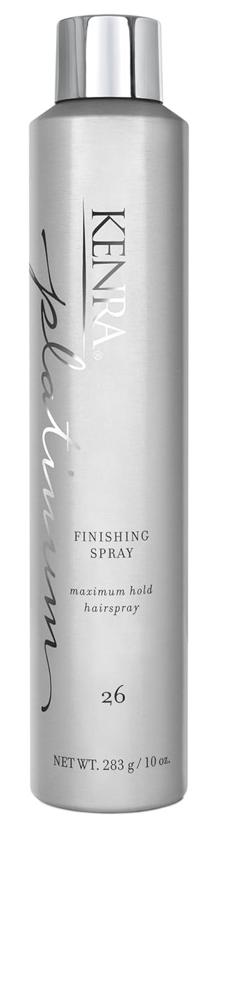 Kenra Professional Platinum Finishing Spray 26 - Maximum Hold Hairspray for All Hair Types | Humidity-Resistant, Fast-Drying Finish