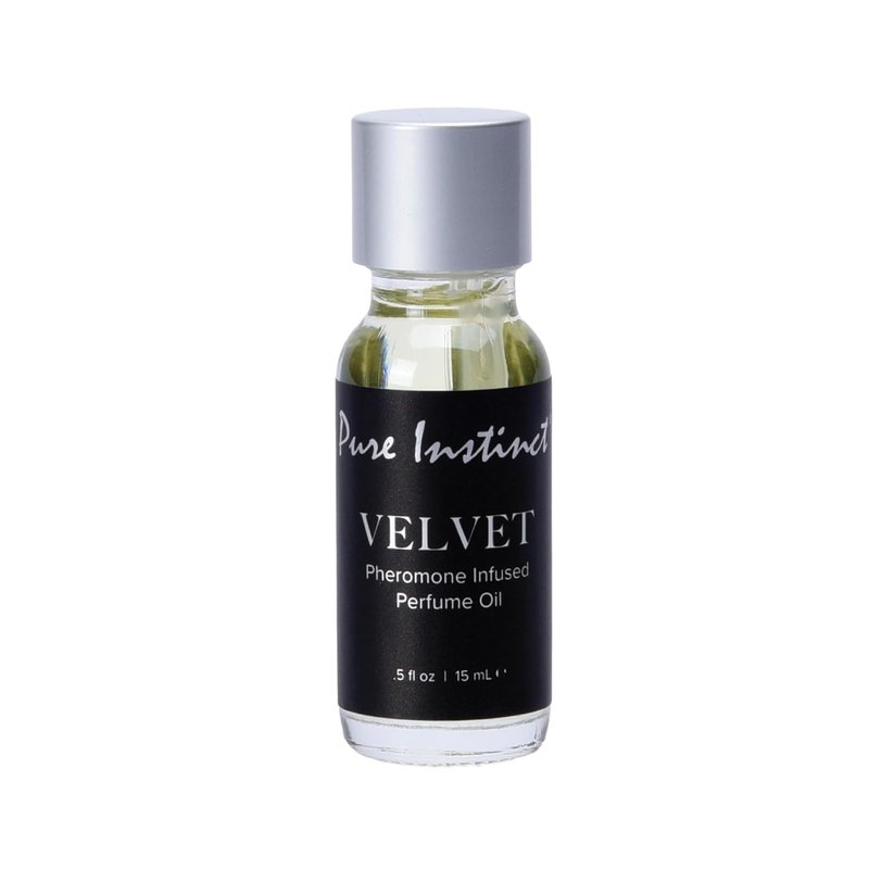 Pure Instinct VELVET Pheromone Perfume Oil Dropper for Women – Warm, Smooth & Addictive Scent – Plum, Rose & Creamy Vanilla – Skin-Warmed, Multi-Purpose Fragrance Oil – 15 mL