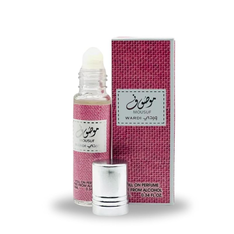 Ard Al Zaafaran Perfumes Mousuf Wardi Roll-On Perfume Oil - CPO 10ML (0.34OZ) By Ard Al Zaafaran | Long Lasting, Miniature Perfume Oil For Men & Women.