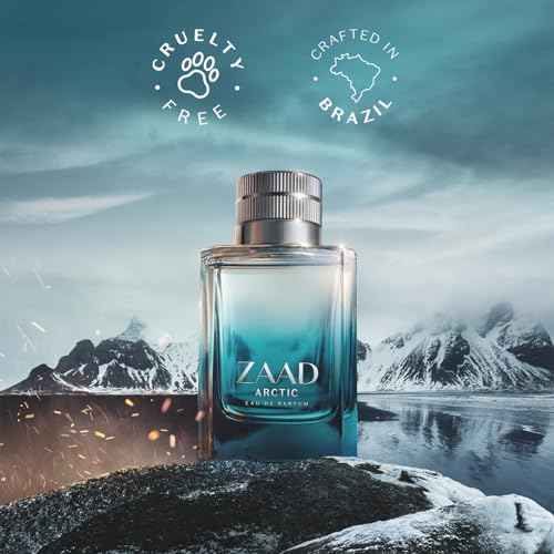 Zaad Arctic Eau de Parfum for Men, Invigorating Scent of the Arctic, 3.2 Ounce