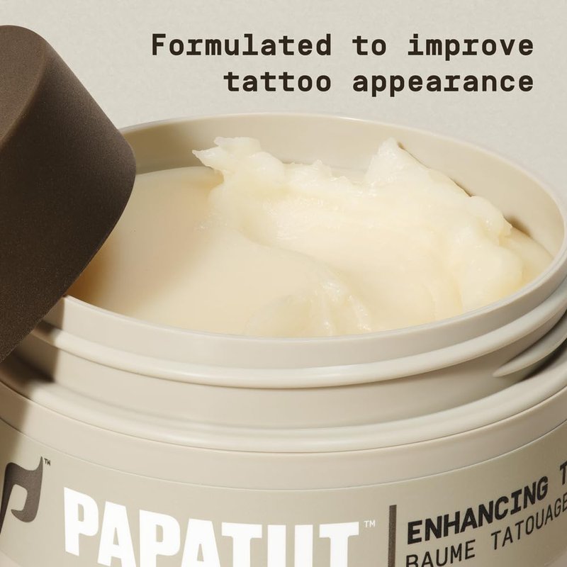 PAPATUI by Dwayne Johnson Enhancing Tattoo Balm | Revitalize, Protect and Brighten Tattoos | Enhance Color and Contrast, Instant Hydration, Fast Absorption | Made with Vitamin E | Fragrance-Free | 2oz