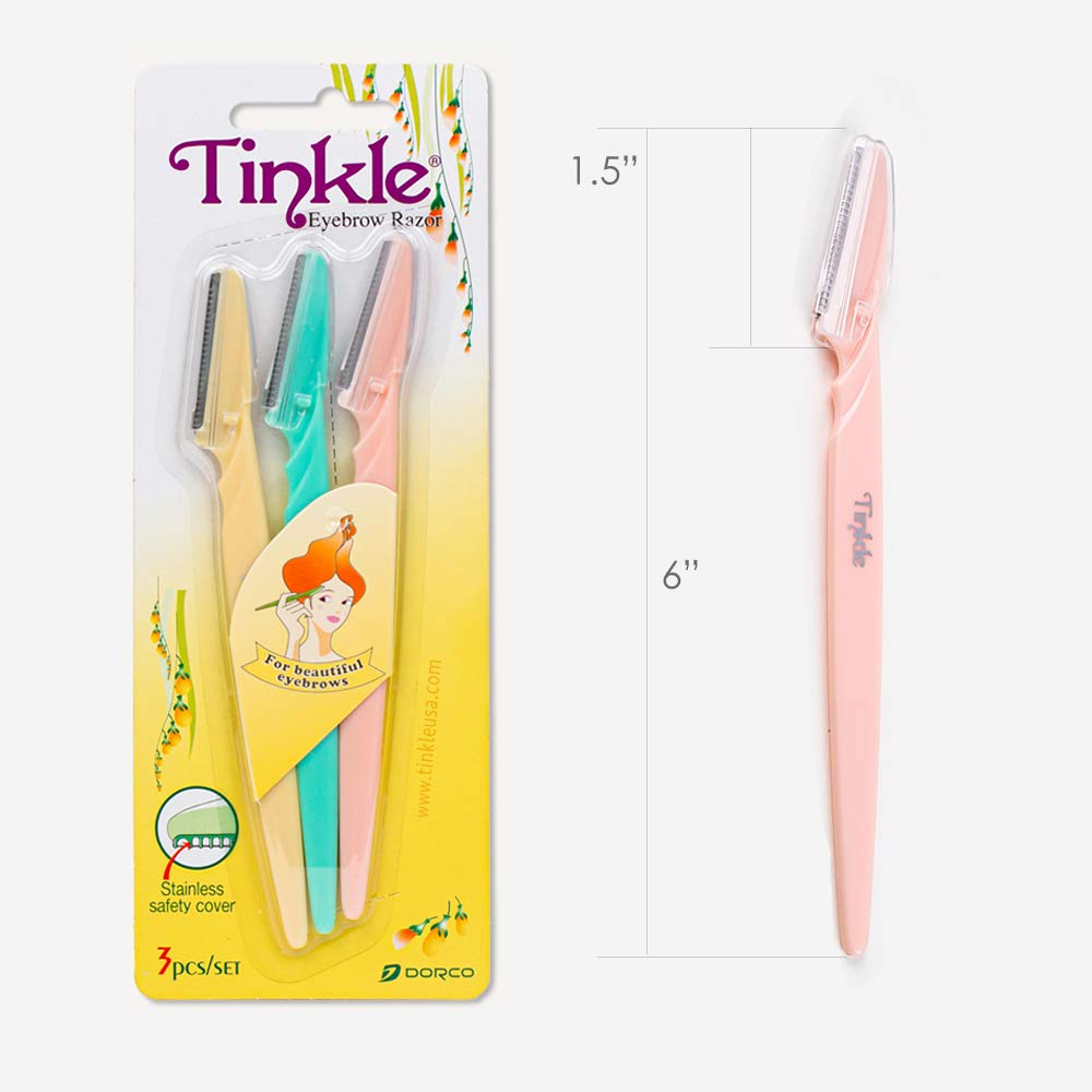 Tinkle Women's Shaver Razors - 36 Pack Dermaplaning Tool for Skincare & Beauty Gifts