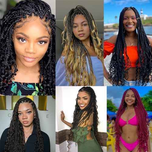 Human Braiding Hair, 2 Bundle 100g 20 Inch Boho Braids Human Hair 10A Deep Wave Bulk Brazilian Virgin No Weft Wavy Hair Extension for Boho Knotless Bohemian Micro Braid Bulk for Braiding 99J