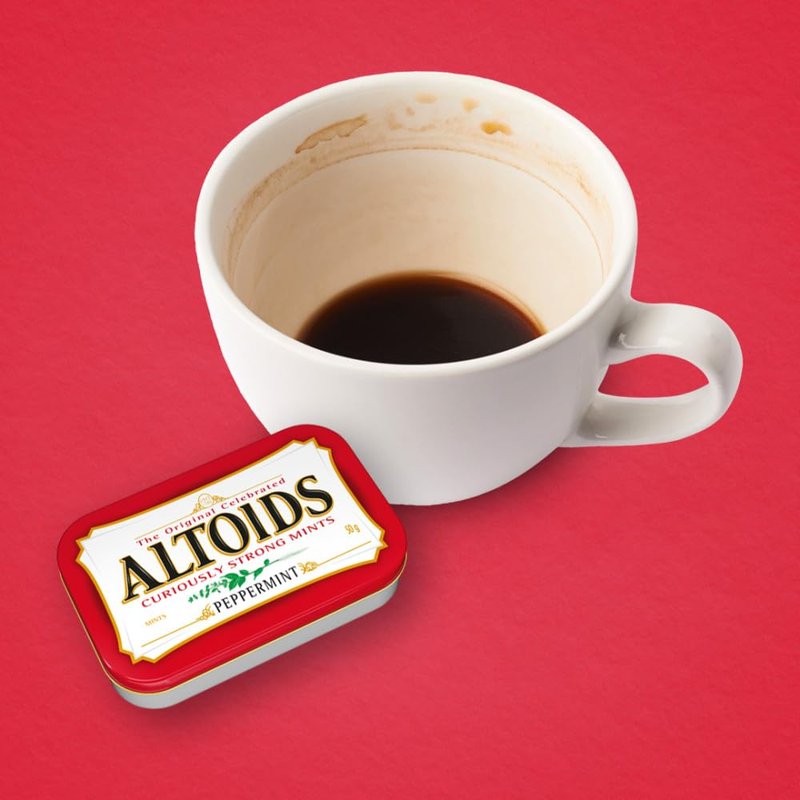 ALTOIDS Peppermint Breath Mint Tins, 3.52 Oz (Pack of 2)