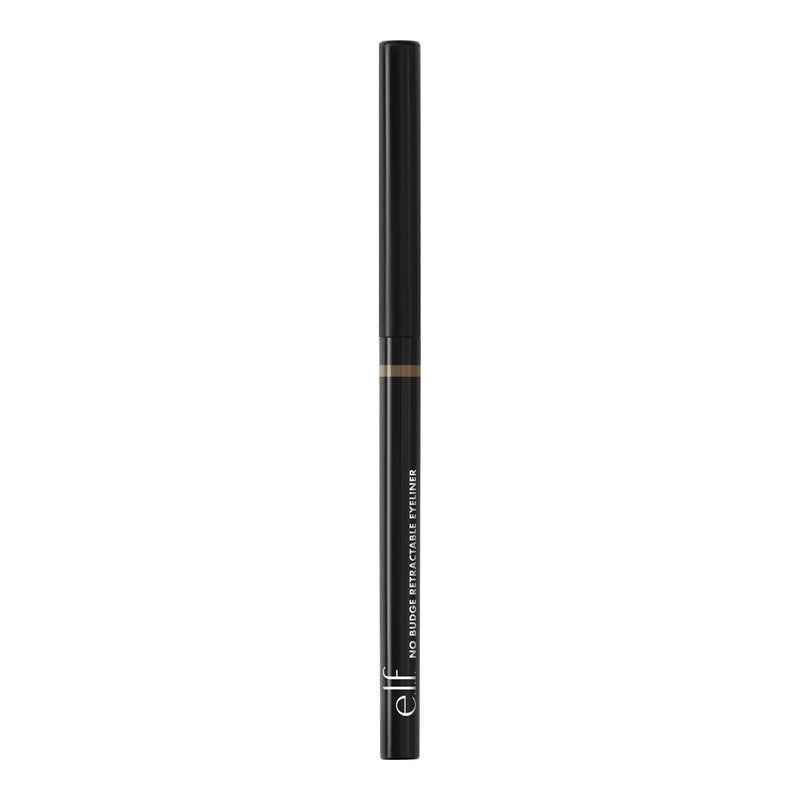 e.l.f. No Budge Retractable Eyeliner, Creamy, Ultra-Pigmented & Waterproof, Creates Bold & Defined Lines, Vegan & Cruelty-Free, Coffee