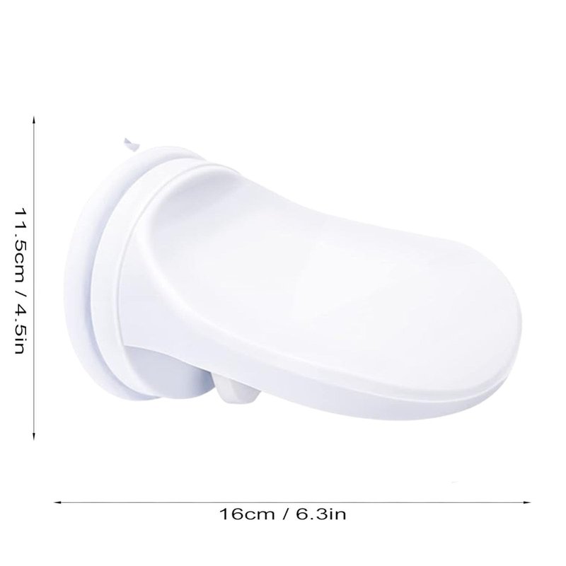 fghuim Shower Foot Rest for Shaving Legs,Suction Cup Shower Shaving Leg Aid,No Drilling Shower Stool for Inside Shower Shaving Legs