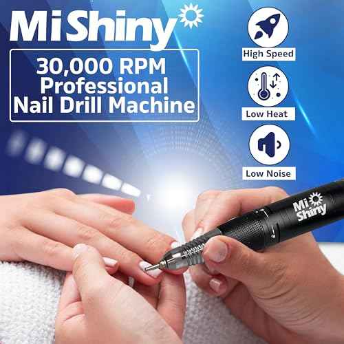 30.000RPM Professional Nail Drill Machine - Hand Drill for Nails - Replacement Nail Drill Handpiece Compatible with KUPA KP55, KP60, KP5000, UP-200