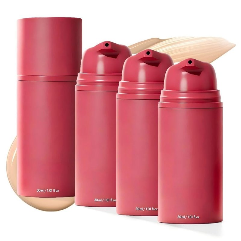 Color-Changing Foundation, 2026 New Skin Tone Adapting Liquid Foundation for Women, Automatically Adjusts Makeup Application, Concealing Fine Lines And Wrinkles, Moisturizing And Hydrating (3pcs)