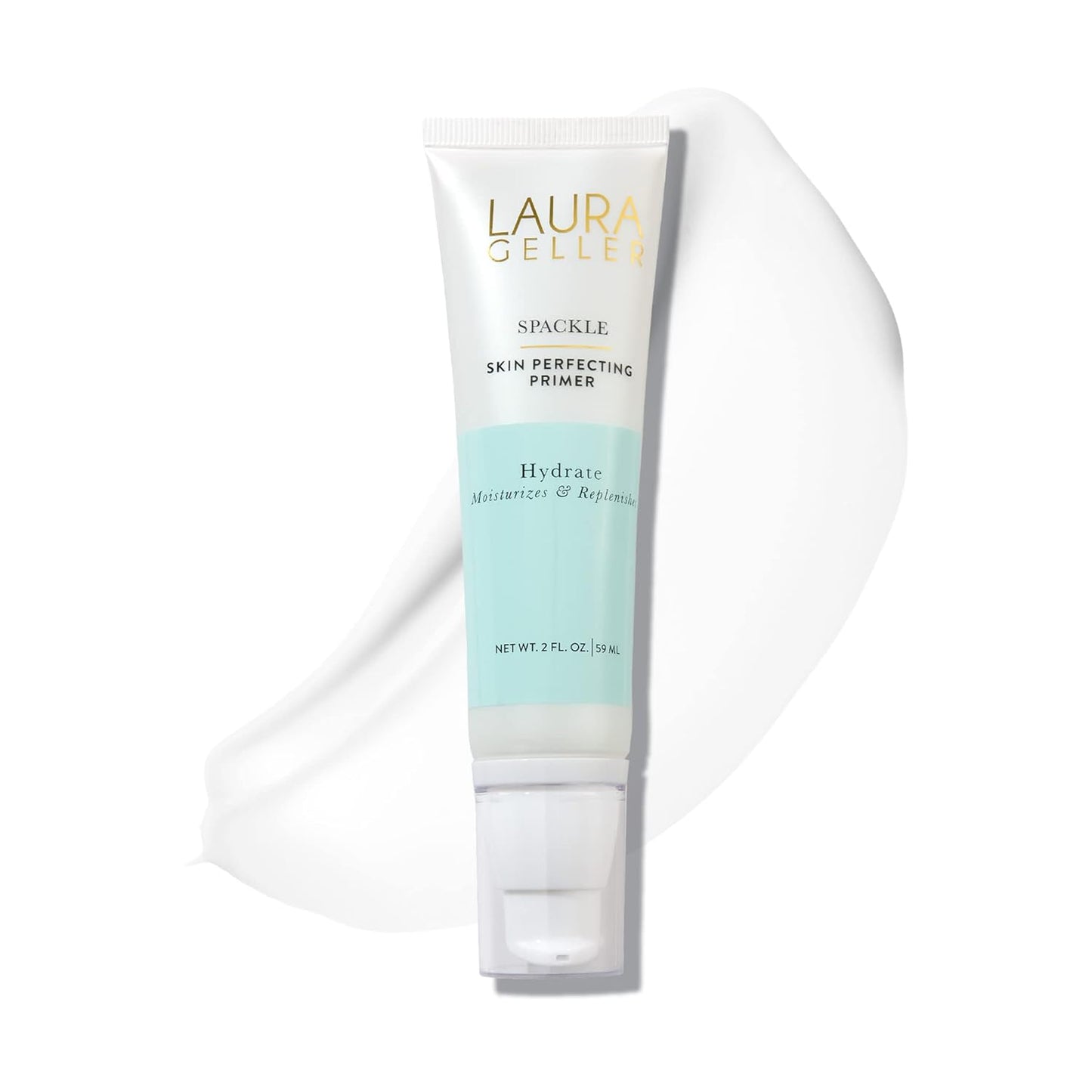 Spackle Primer by Laura Geller - Hydrating Hyaluronic Acid Makeup Primer for Mature Skin | Super-Sized 2 Fl Oz
