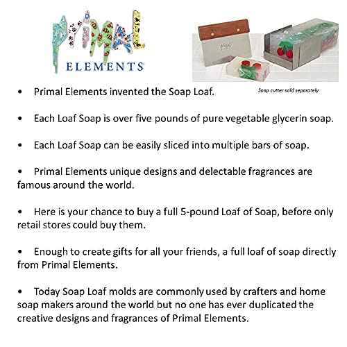 Primal Elements Grapefruit Soap Loaf, 5 Pound