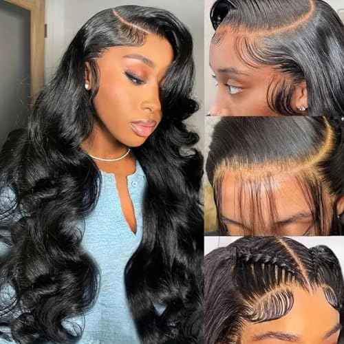 Sunelk Body Wave Lace Front Wigs Human Hair 20 INCH