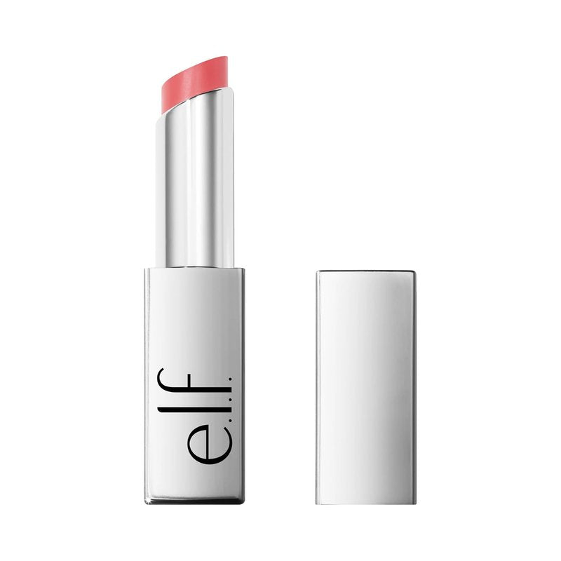 e.l.f. Glow Reviver Slipstick - Tinted Lip Oil Stick for Soft Shine Finish | Non-Sticky, Vegan, Pink-Me Energy
