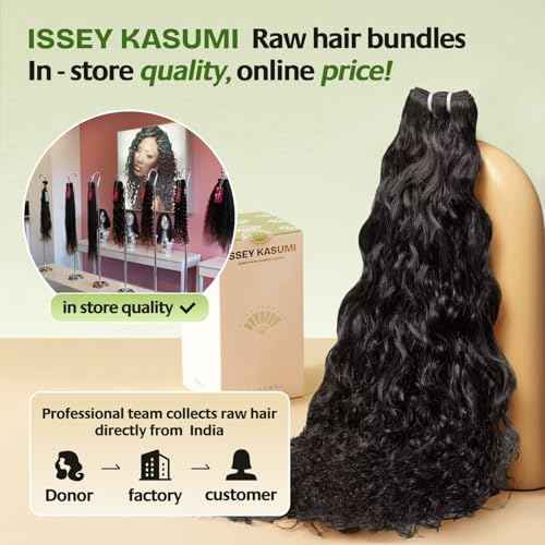 Raw Indian Human Hair Single Bundle,Triple Lifespan Than Regular Virgin Hair,In-Store Quality,Online Price! 100% Raw Indian Hair Bundles Water Wave Raw Hair Bundles 16 Inch