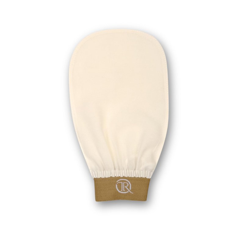 Theramify The Ramify Silk Exfoliating Gloves For Smooth Skin Natural Body Scrubber High Quality Turkish Bath Gloves Regeneration Of Dead Skin Cells Handcrafted Turkish Kese Ecru