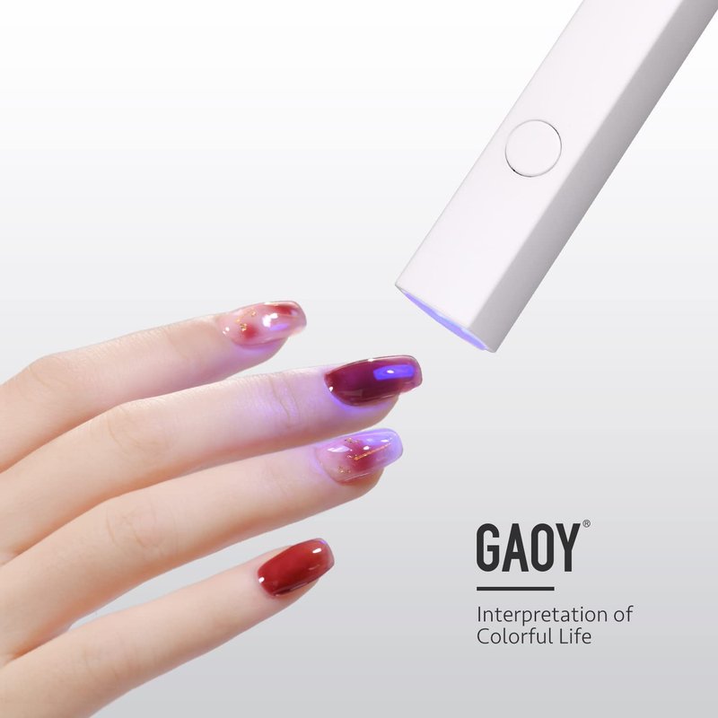Handheld UV Light for Gel Nails - Portable Cordless Mini Nail Lamp | Fast Curing & Rechargeable