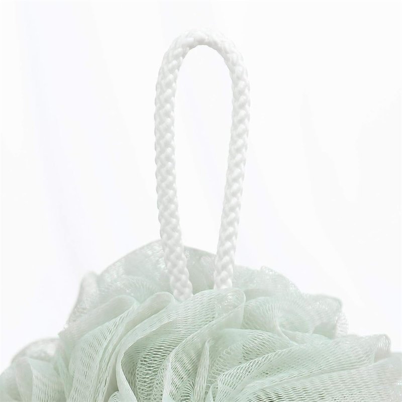 60g Large Bath Flower，4 Pack Mesh Pouf Bath Sponge - Mesh Loofah Body Exfoliating Shower Ball Shower Sponge