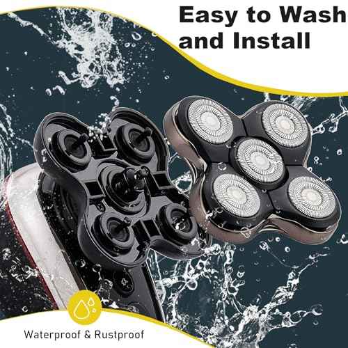 Shaver Replacment Heads Compatible with Remington Balder Boss XR7120/XR7100/XR1600/RX7 Shavers (3 Pack)