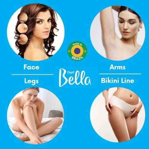 DEPIL BELLA Hard Wax Beads Honey 2.2 lbs for Hair Removal | Professional Hair Removal Wax Beads | All Skin and Hair Types | Natural Ingredients