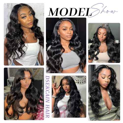 Body Wave V Part Wig Human Hair Glueless Clip In 100% Real Human Hair V-part Wigs No Glue No Sew In Upgrade U Part Wig For Beginners Friendly 200% Density 16 Inch
