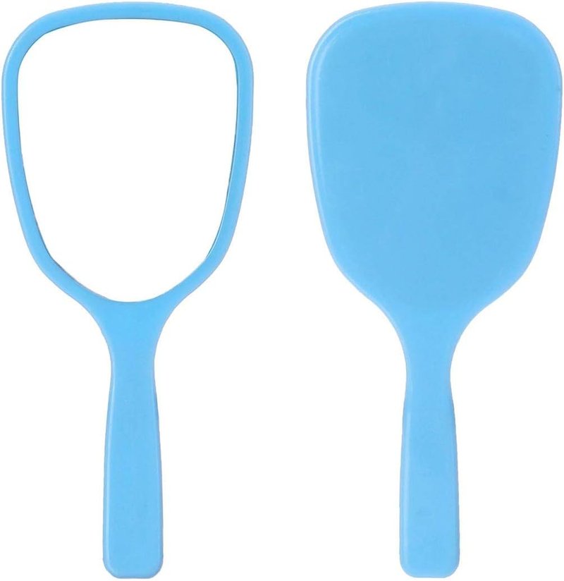 Handheld Travel Mirror Set - 4PC Cosmetic Mirrors with Handle | Perfect for Makeup & Touch-Ups