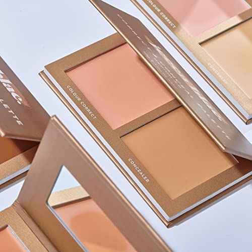 Jecca Blac Correct and Conceal Medium Coverage Palette, Lightweight Long Lasting Formula, Medium To Full Coverage, Gender Neutral and LGBTIQA+ Inclusive Make Up, Medium 4.0, 0.42 oz