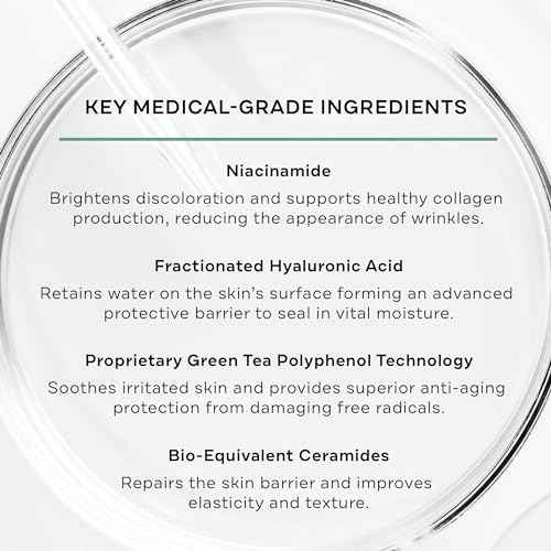 Replenix Age Restore Brightening Face Moisturizer with Hyaluronic Acid, Niacinamide & Ceramides, Medical-Grade Oil-Free Facial Cream for Mature Skin (1.7 oz)