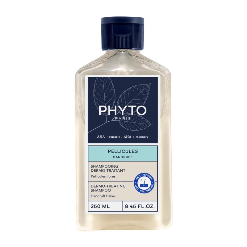 PHYTO Dandruff Shampoo - Anti-Flake & Anti-Itch Scalp Treatment, Sulfate-Free | 8.45 fl oz