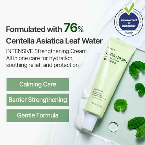NACIFIC Cica PDRN Barrier Cream 1.76 oz 50g ? Centella Asiatica, Moisturizing, Strengthening Barrier Repair for Dry, Sensitive Skin, Calming Korean Skincare, Christmas Gifts for Women