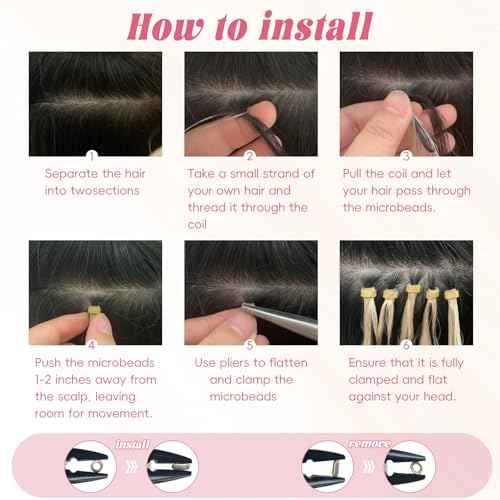Microlink Hair Extensions Human Hair Deep Mocha 18inch 50g/pack Micro Loop Microbead Hair Extensions Real Smooth Human Hair Cold Fusion For Women
