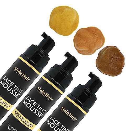 Dolahair Lace Tint Spray Mousse for Lace Front Wigs - Melting Foam, Hair Mousse, Wig Glue, and Installation Kit