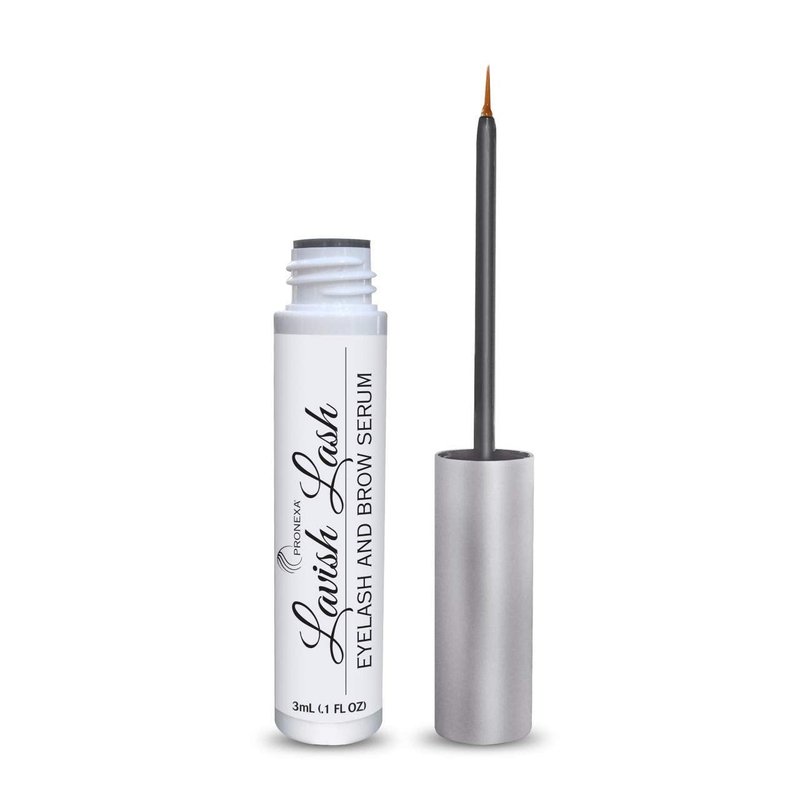 Pronexa Hairgenics Lavish Lash – Eyelash Growth Enhancer & Brow Serum with Biotin & Natural Growth Peptides for Long, Thick Lashes and Eyebrows! Dermatologist Certified, Cruelty Free & Hypoallergenic.