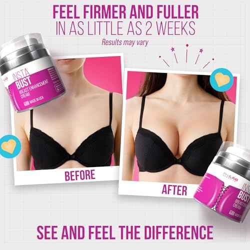 InstaBust Breast Enhancement Cream ? Bust Firming & Lifting Formula for Fuller, Rounder, Bigger Breasts ? Volume Boosting Topical ? Made in USA