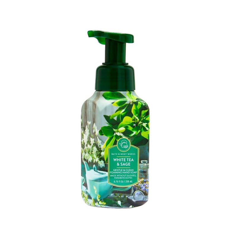 Gentle & Clean Foaming Hand Soap Set - White Tea & Sage, Blueberry Bellini, Covered in Roses | 3-Pack, 8.75 fl oz Each