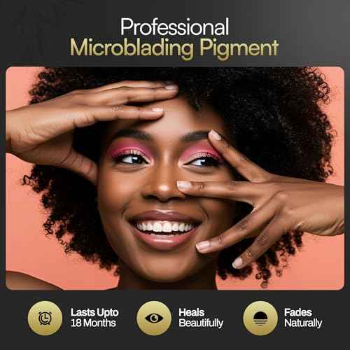 M - Microblading Ink Set - 7 Medical-Grade Pigments - Professional Permanent Makeup Ink for Eyebrows
