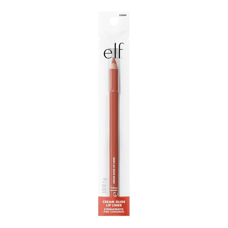 e.l.f. Cream Glide Lip Liner - Smooth Application & Long-Lasting Color | Perfect for All Skin Tones