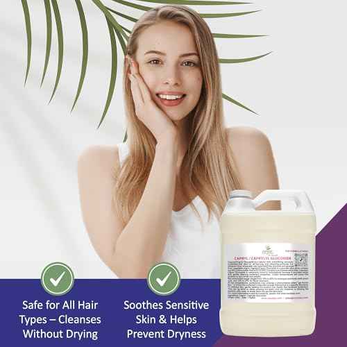 Dr Joe Lab Capryl Glucoside Liquid Surfactant - Caprylyl Natural, Plant Derived - DIY Skin Care - Shower Gels, Foaming, Body Soap, Shampoos Baby Products Face Cleansers - COCOJOJO (128 oz)