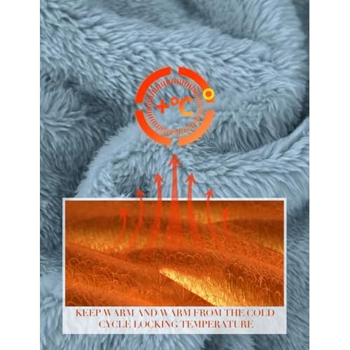 Gihuo Women' s Fluffy Pajamas Set Fleece Pullover Pants Loose Plush Sleepwear 2 Piece Pjs Set Warm Loungewear Fuzzy