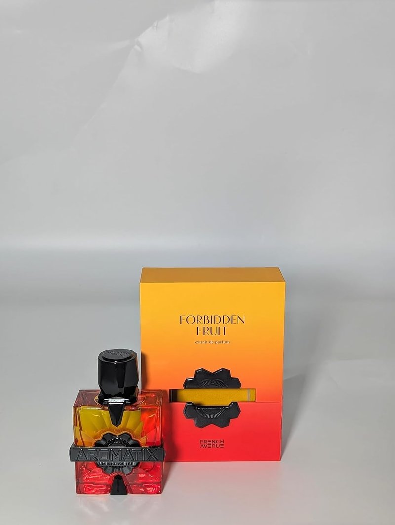 French Avenue Aromatix Forbidden Fruit Eau De Parfum, Oriental Floral Fragrance, 3.4 Fl Oz, Long Lasting Scent with Blood Orange and Amber Notes, Unisex Perfume