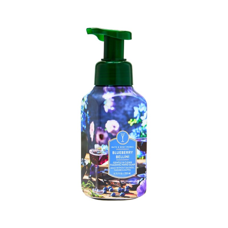 Gentle & Clean Foaming Hand Soap Set - White Tea & Sage, Blueberry Bellini, Covered in Roses | 3-Pack, 8.75 fl oz Each
