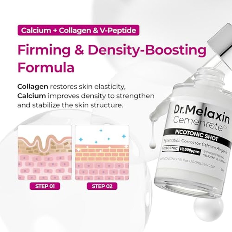 Lumi Firm & Lift Duo - Korean Collagen Firming Serum & Plumping Ampoule | Cyano Pink Spicule & Picotonic Shot