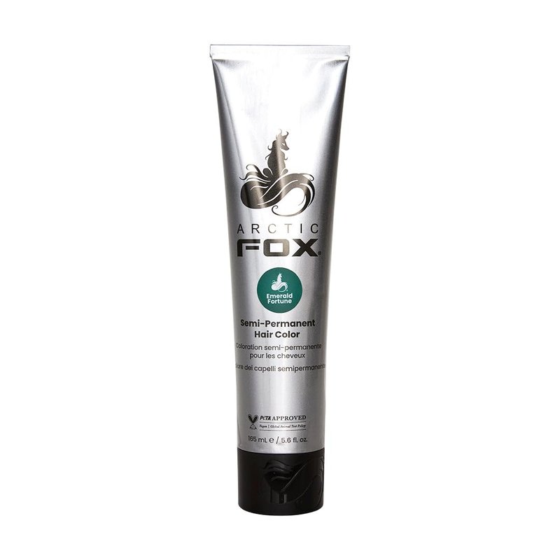 Arctic Fox Semi-Permanent Hair Dye - Emerald Fortune Teal Green | Vegan, Ammonia-Free, Hydrating Formula, 5.6 fl oz